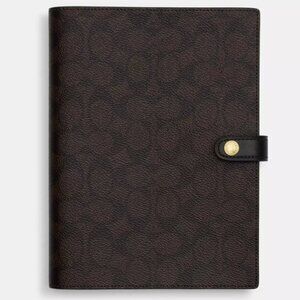 Coach Notebook In Signature Canvas